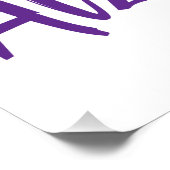 Alzheimer's Awareness Vergeet Alzheimer niet Perfect Poster (Hoek)