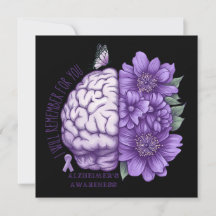 Alzheimer's Bewustheid die ik voor jullie zal onth