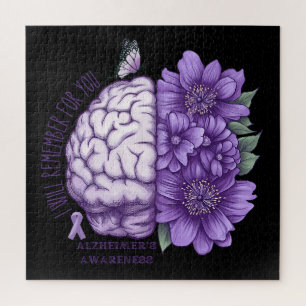 Alzheimer's Bewustheid die ik voor jullie zal onth Legpuzzel