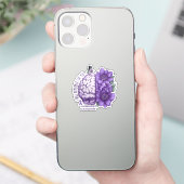 Alzheimer's Bewustheid die ik voor jullie zal onth Sticker (Telefoon)