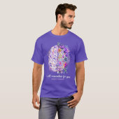 Alzheimer's Bewustheid die ik voor jullie zal onth T-shirt (Voorkant volledig)