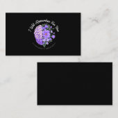 Alzheimer's Bewustheid die ik voor jullie zal onth Visitekaartje (Voorkant / Achterkant)