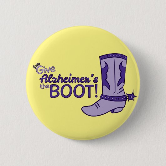 Alzheimer's Boot Button (Voorkant)