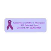 Alzheimer's Disease Awareness Etiket (Voorkant)