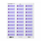 Alzheimer's Disease Awareness Etiket (Full Sheet)