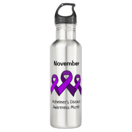 Alzheimer's Disease Awareness Maand - november Waterfles