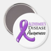 Alzheimer's Disease Awareness Rib Magneet (Voorkant / Achterkant)