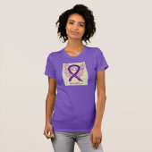 Alzheimer's Disease Awareness Ribbon Angel Shirt (Voorkant volledig)