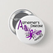 Alzheimer's Disease BUTTERFLY 3 Bewustzijn Ronde Button 5,7 Cm (Voorkant /achterkant)