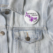 Alzheimer's Disease BUTTERFLY 3 Bewustzijn Ronde Button 5,7 Cm (In situ)