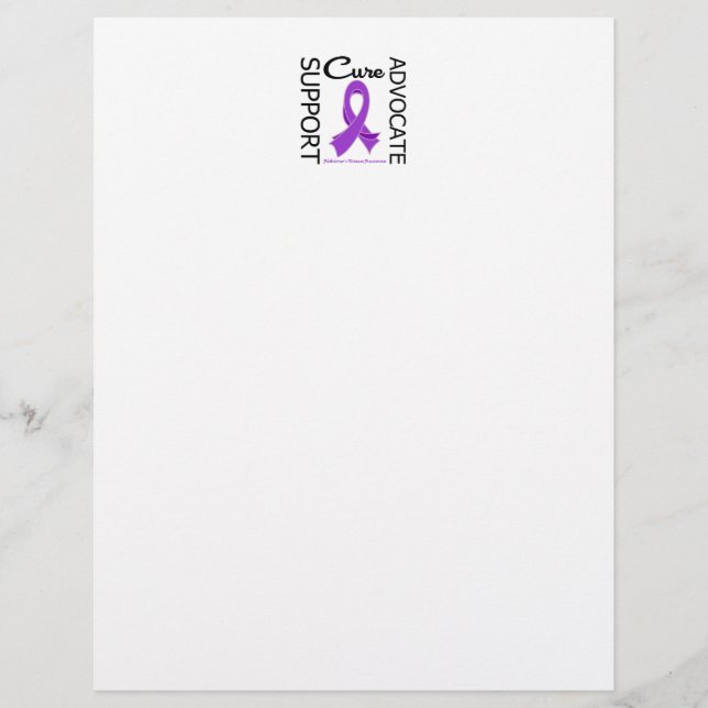 Alzheimer's Disease Support Advocate Cure (Voorkant)