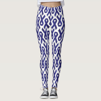 Alzheimer's Paarse Ribbon Leggings