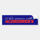  Alzheimer's Syndrome mental health Bumpersticker (Voorkant)