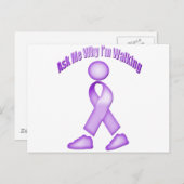 Alzheimer's Walk Briefkaart (Voorkant / Achterkant)