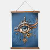 Alziend Oog van het Universum Hangend Wandkleed (Voorkant)