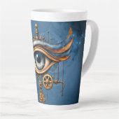 Alziend Oog van het Universum Latte Mok (Rechterhoek)