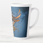 Alziend Oog van het Universum Latte Mok (Rechts)