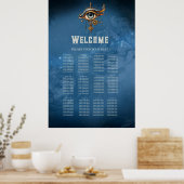 Alziend Oog van het Universum Poster (Keuken)