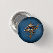 Alziend Oog van het Universum Ronde Button 3,2 Cm (Voorkant /achterkant)