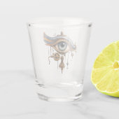 Alziend Oog van het Universum Shot Glas (Achterkant)