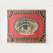 alziend oog van wijsheid wandkleed (Voorkant (horizontaal))