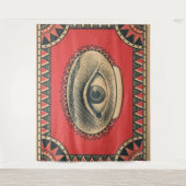 alziend oog van wijsheid wandkleed (Voorkant)