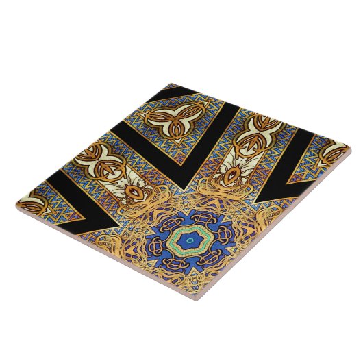 AM55-2_132454 keramisch tegel Tegeltje (Zijkant)