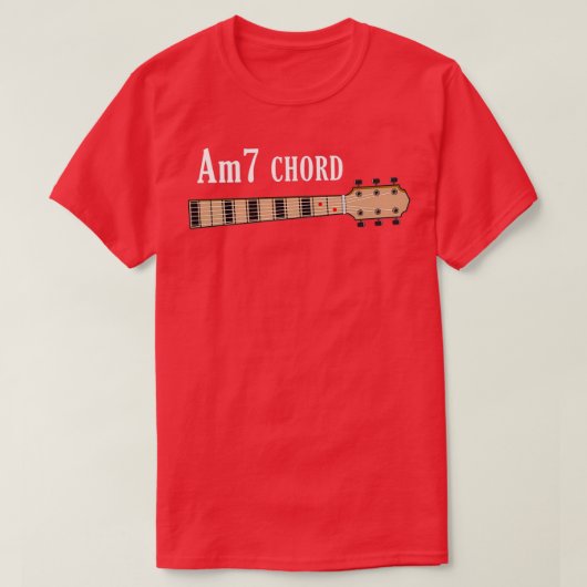 Am7 Guitar Chord T-shirt (Design voorkant)