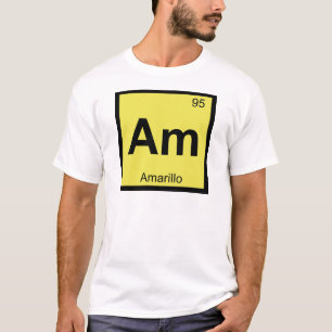 Am - Amarillo Texas Scheikunde Periodiek Systeem T-shirt