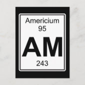 Am - Americium Briefkaart (Voorkant)
