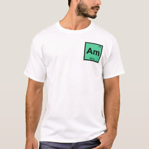 Am - Ames Iowa Scheikunde Periodiek Systeem Symboo T-shirt