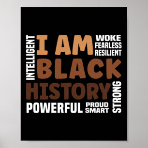 AM Black History Sterk-trotse Black History Maand Poster