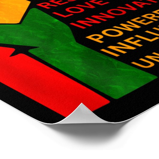 Am Black Woman Unapologetisch Black History Mont Poster (Hoek)