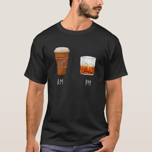 AM Coffee PM Win 4 T-shirt (Voorkant)