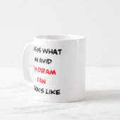 am dram fan, avid koffiemok (Voorkant links)