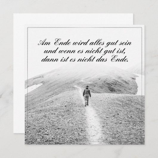 Am Ende wird alles gut sein (Voorkant / Achterkant)