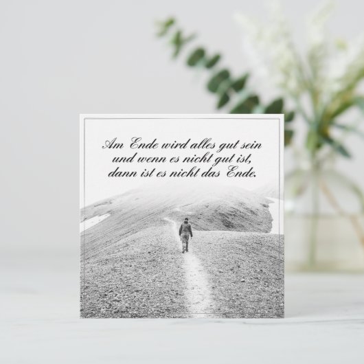 Am Ende wird alles gut sein (Staand voorkant)