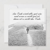 Am Ende wird alles gut sein (Voorkant)