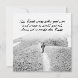 Am Ende wird alles gut sein