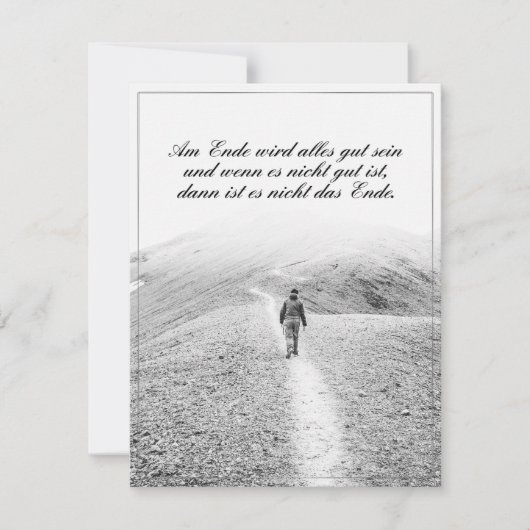 Am Ende wird alles gut sein (Voorkant)