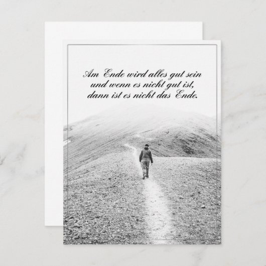 Am Ende wird alles gut sein (Voorkant / Achterkant)