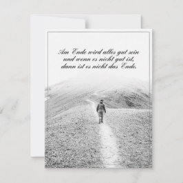 Am Ende wird alles gut sein