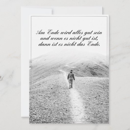 Am Ende wird alles gut sein (Voorkant)