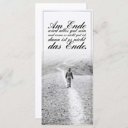 Am Ende wird alles gut sein (Voorkant / Achterkant)