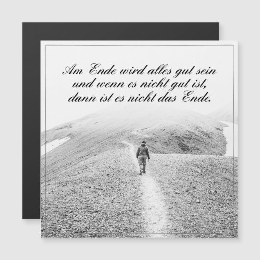 Am Ende wird alles gut sein (Voorkant / Achterkant)