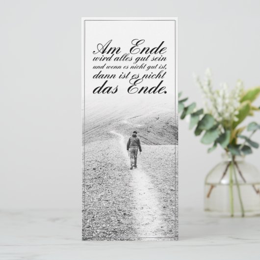 Am Ende wird alles gut sein (Staand voorkant)