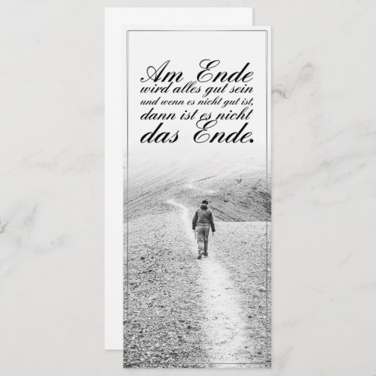 Am Ende wird alles gut sein (Voorkant / Achterkant)