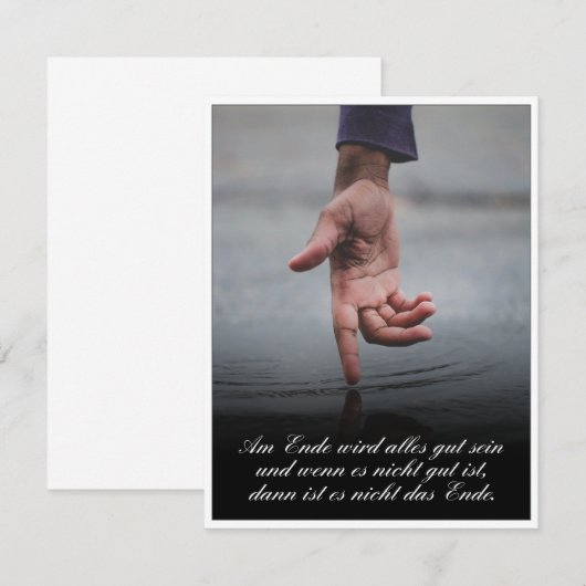 Am Ende wird alles gut sein (Voorkant / Achterkant)