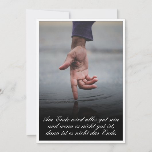 Am Ende wird alles gut sein (Voorkant)