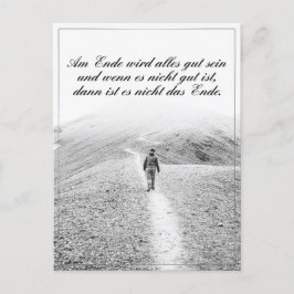 Am Ende wird alles gut sein Feestdagenkaart
